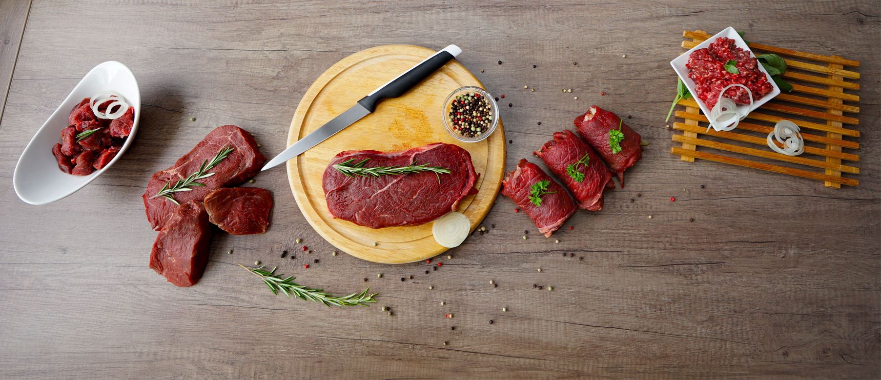 Übersicht vom Fleisch